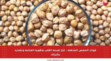 فوائد الحمص المذهلة.. كنز لصحة القلب وتقوية المناعة ونضارة بشرتك
